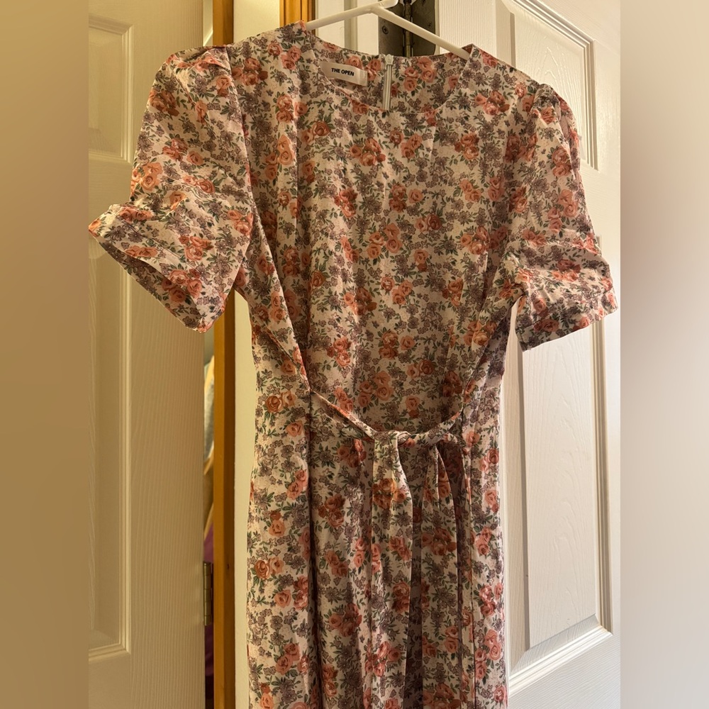 Floral Short Sleeve Dress